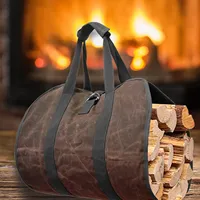 Highquality Supersized Canvas Firewood Carrier Log Carrying Bag Wood Carrier for Firewood Log Carrier Fireplace Tote Storage Bag