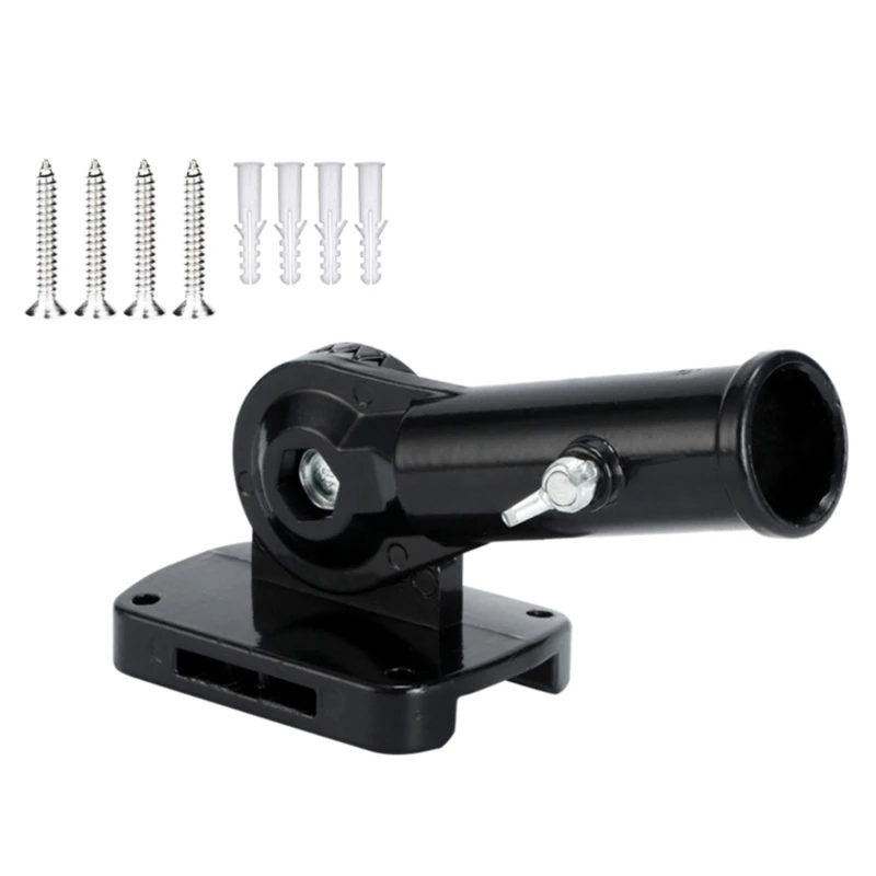  Adjustable RVs Flag Poles Mount 180 Degree Rotation Double Hole Design Easy Install