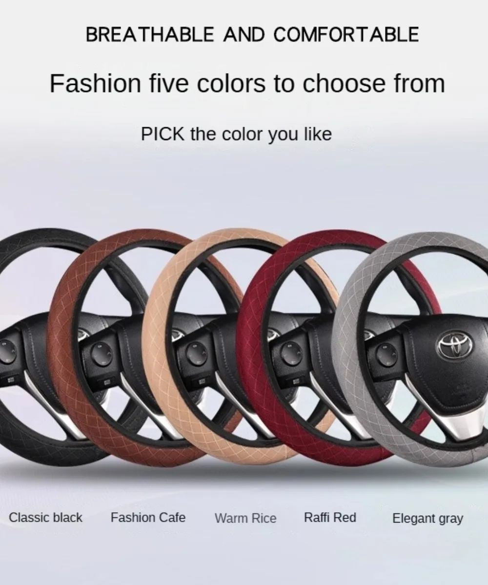 Universal new four season universal steering wheel cover without inner ring