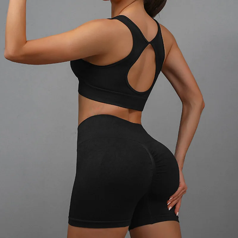 

Yoga Suit Yoga Sports Underwear Women's Fitness Suit Vest Running Sports Yoga Shorts Set Yoga Set Workout Set