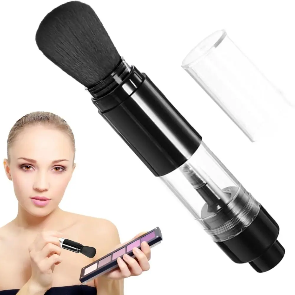 Multifunction Refillable Embossing Powder Brush Reusable Pressed Applicator Brush Travel Makeup Brush Woman