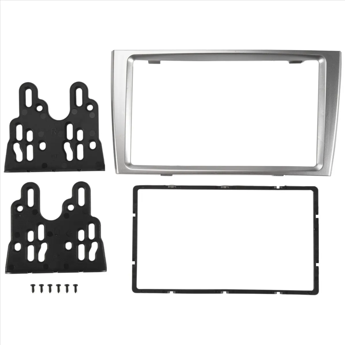 #33C (silver)Car Radio Fascia Frame Panel Kit for PEUGEOT 308/408 Car Styling,Automotive Parts & Accessories