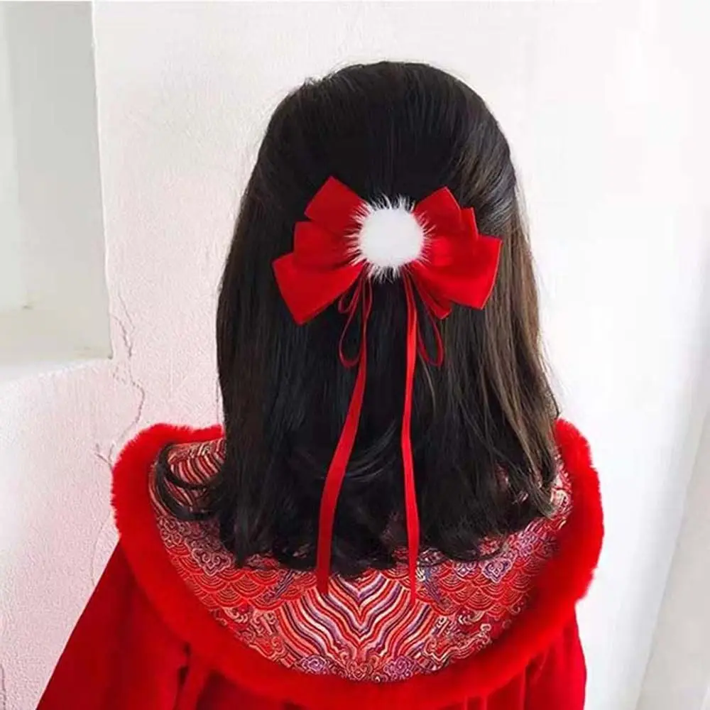 

Hair Grip Tassels Barrettes Hair Accessories Bowknot Chinese New Year Hairpins Hair Rope Bow Hair Hoop Chinese Hair Clips