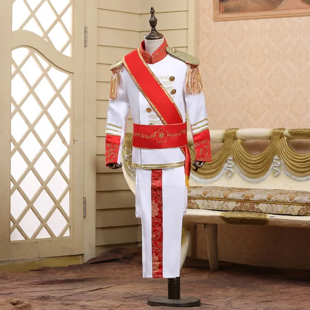 British Royal Guard Costume Queen's Guard Uniform Prince William Royal Guards Soldiers Costume European Prince Suit Full Set