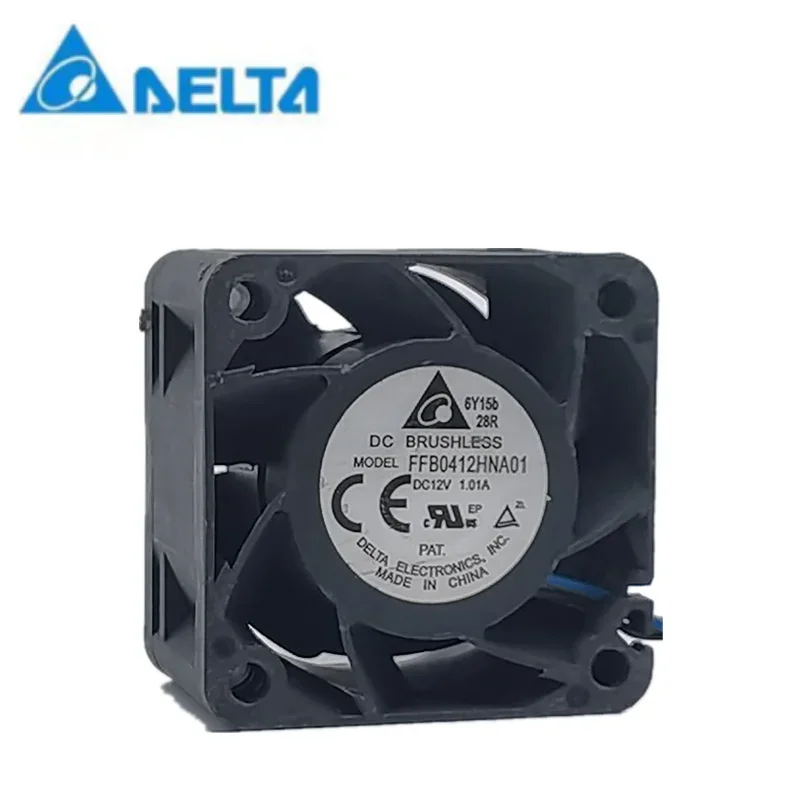 New delta FFB0412HNA 12V 1.01a 4028 4cm 4-wire PWM speed regulating cooling fan