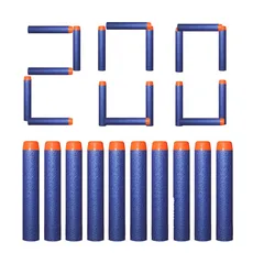 200pcs Refill Darts For Nerf Bullets Soft Hollow Hole Head 7.2cm Refill Darts Toy Gun Bullets Blasters Kids Guns Accessories