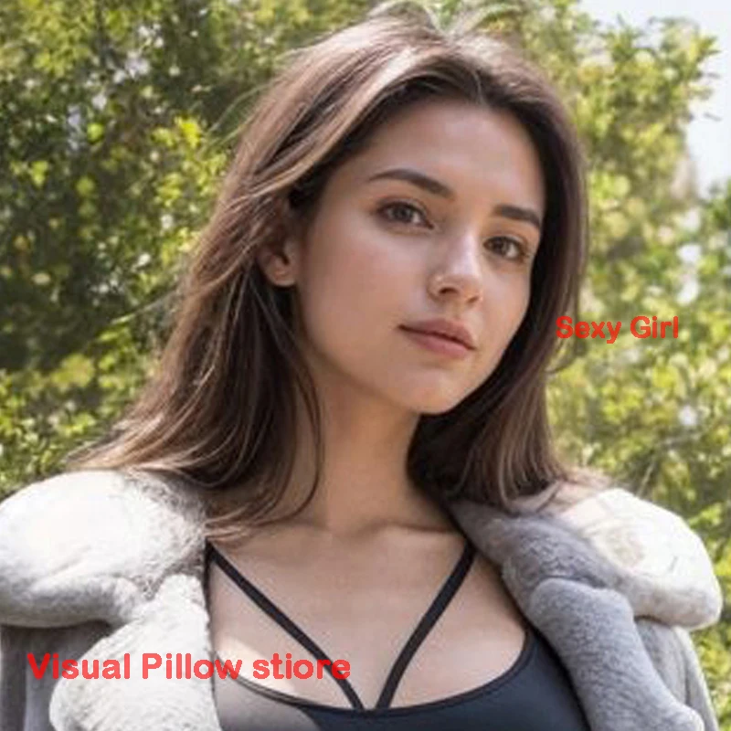 Dakimakura كبير الثدي فتاة جميلة AI الوجهين طباعة وسائد الجسم بالحجم الطبيعي غطاء وسادة الكبار #2