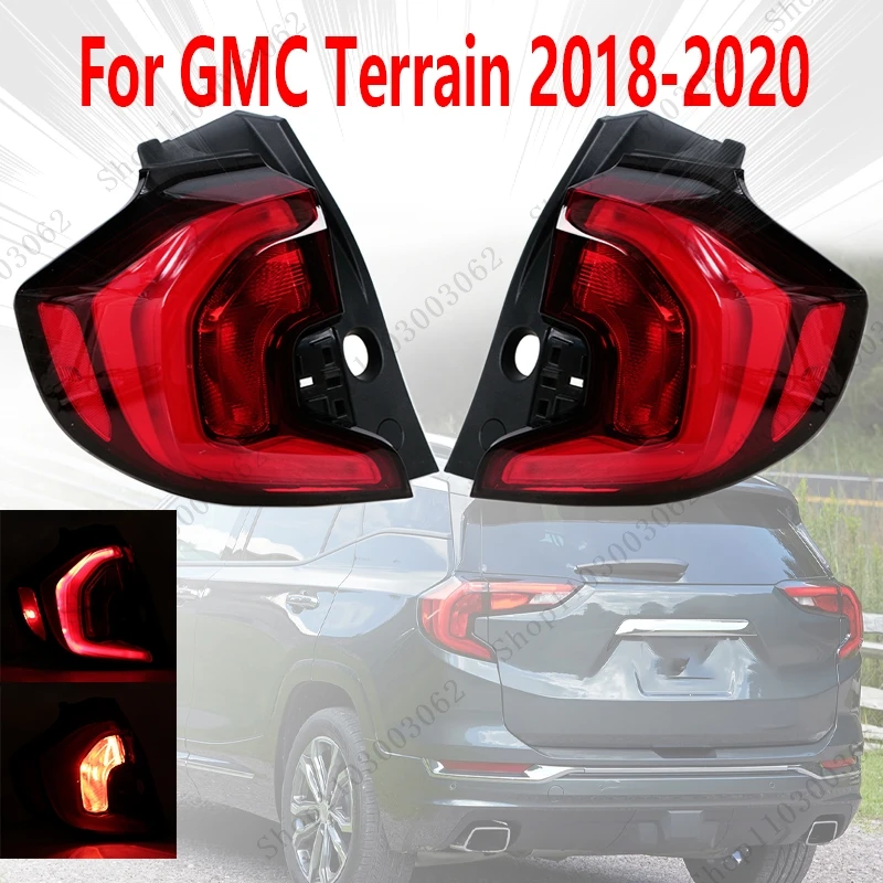 

LED Tail Light Assembly For GMC Terrain 2018-2020 84379497 84379498 Car External Rear Bumper Turn Signal Driver Reversing Light
