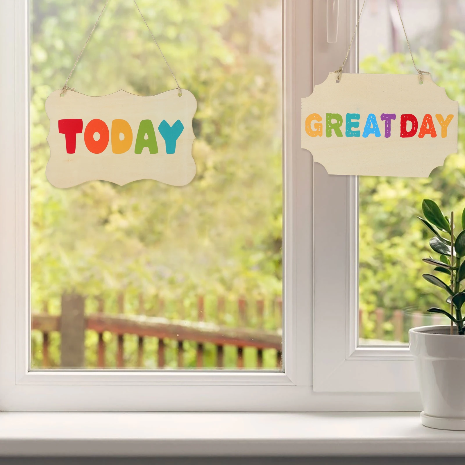 

1Set Wooden Door Plaques Blank Hanging Sign for DIY Crafts Wedding Cafe Club Shop Decoration Unfinished Wood Sign