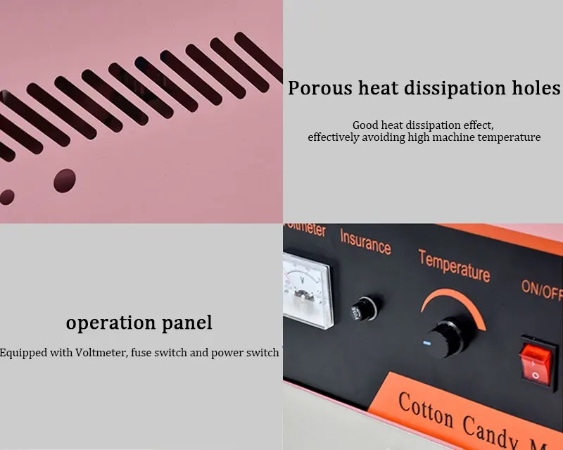 Professional Cotton Candy Machine For Electric Cotton Candy Maker Portable Cotton Sugar Floss Machine 220v