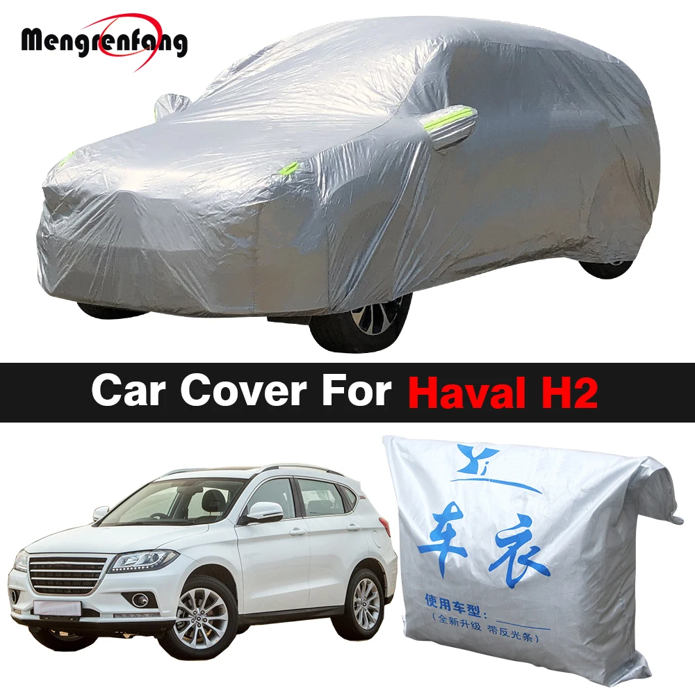 

Full Car Cover Outdoor Anti-UV Sun Shade Rain Snow Wind Prevent Cover For Great Wall Haval H2 H2S