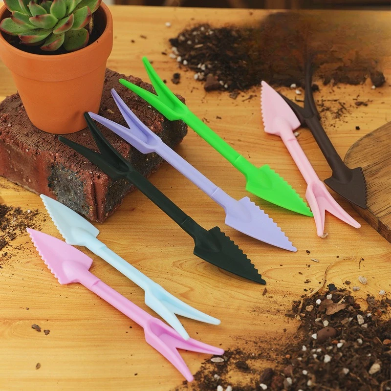 20pcs Plastic Succulent Seedling Raiser Plant Planting Seedling Digger Transplanter Transplanting Pavement Shovel Garden Tools