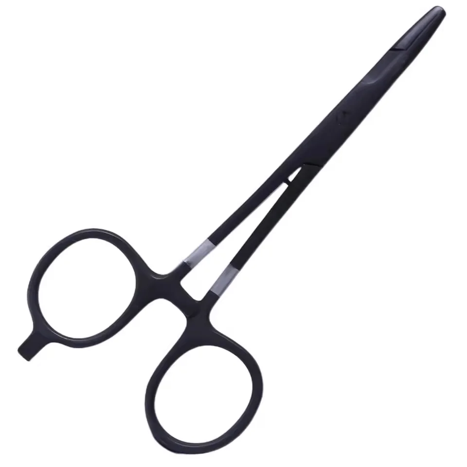 MAXIMUMCATCH Gebogene Hemostats Fliegenfischen Zange Edelstahl Haken Saubere Schneidklingen Angelwerkzeug Zubehör – Detail 19