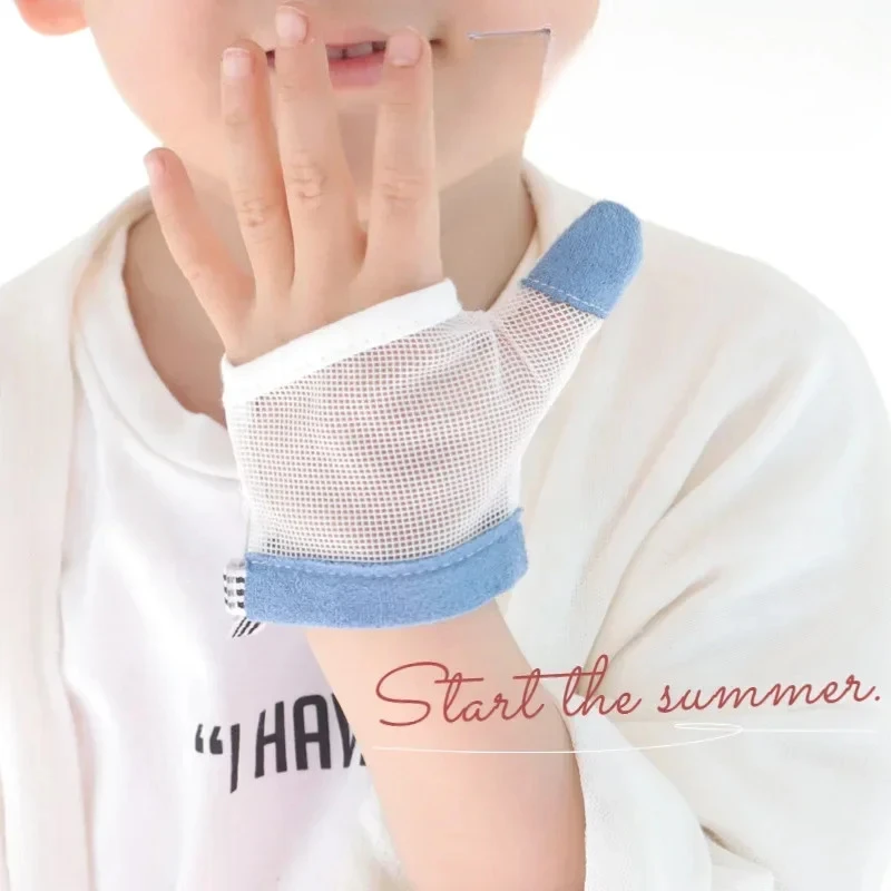 Baby Anti-eating Hand Gloves Thumb Baby Child Quit Eating Hand Addiction Child Biting Finger Gloves Kids Gloves & Mittens