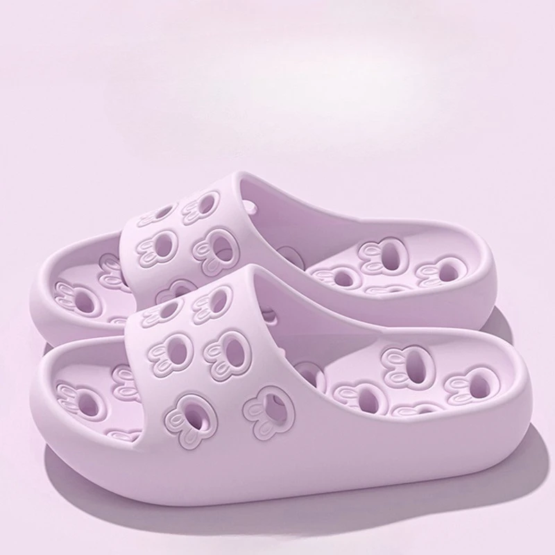 أحذية الحمام المنزلية المضادة للانزلاق عديمة الرائحة، صنادل منزلية داخلية للرجال، صنادل سريعة الجفاف للنساء #1