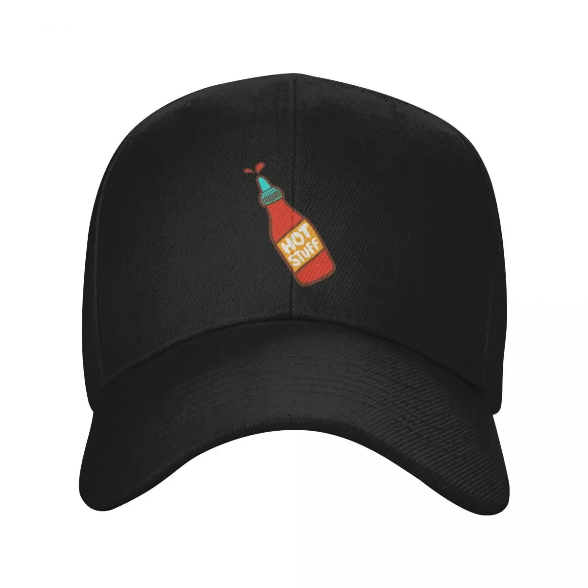 Hot Stuff Hot Sauce Pattern in Yellow Baseball Cap designer cap New In Hat Golf Hat sailor cap for men Women's Hats 2025 Men's