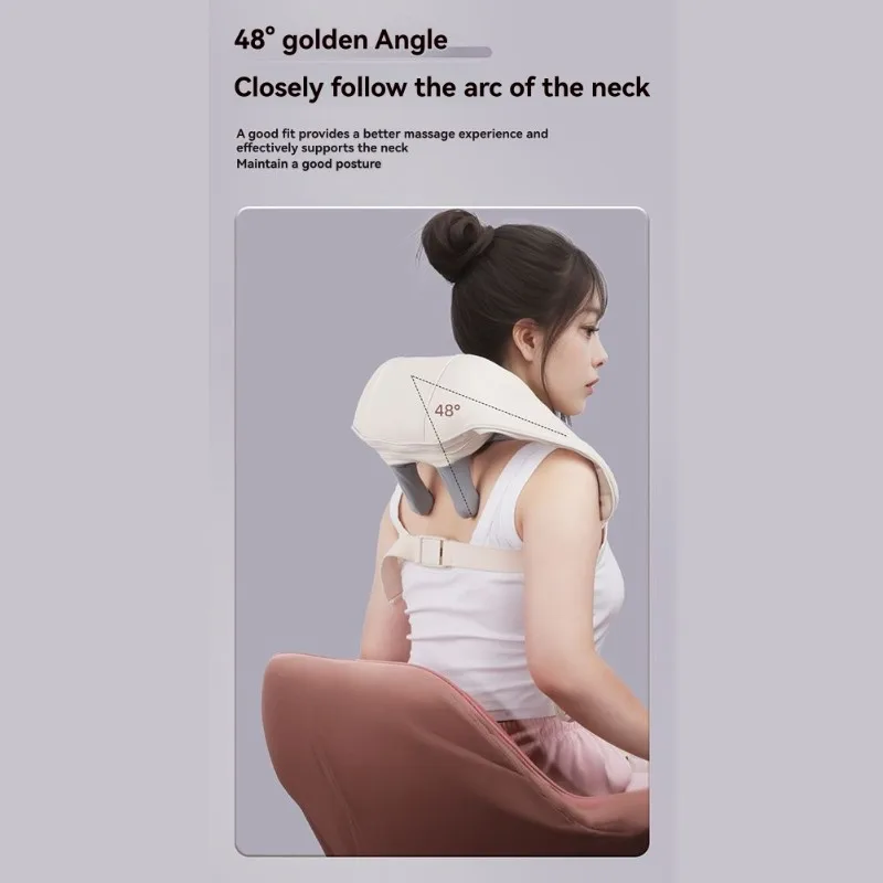 【GRATEFUL】Multifunctional Neck And Shoulder Massager Trapezius Cervical Massager Shoulder And Neck Protector Neck Shawl