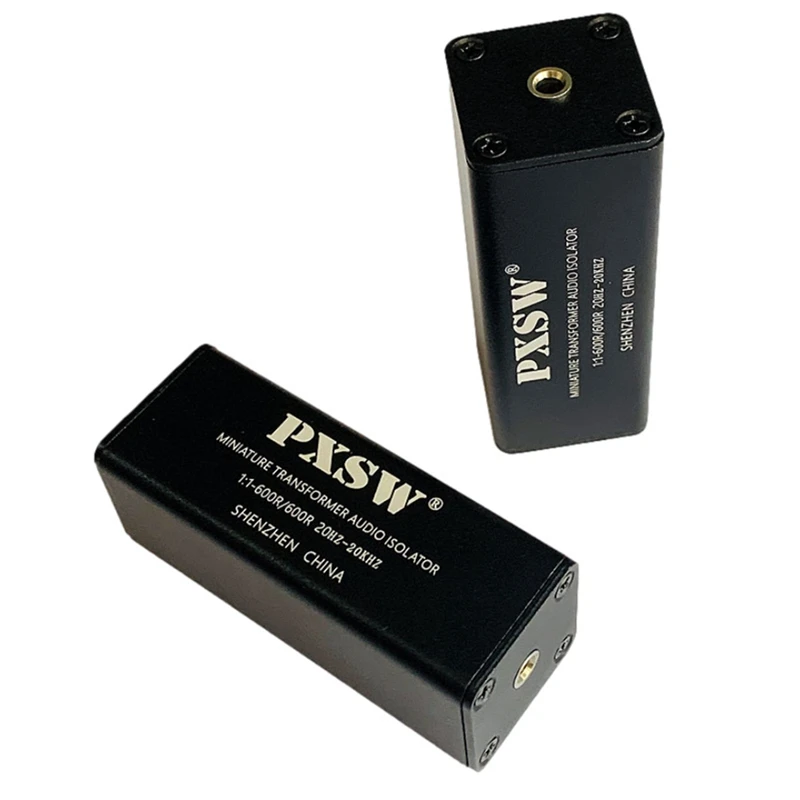 PXSW 3.5Mm Aux Audio filtro antirumore isolatore Audio isolatore acustico di corrente per eliminare il rumore Audio isolatore di terra comune