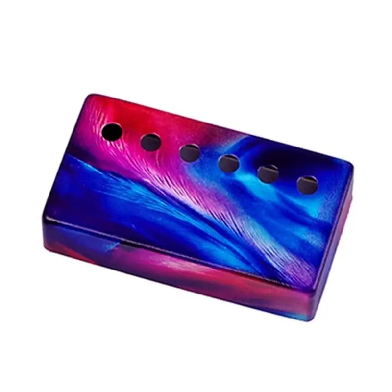 652F Electric Guitars Pickup Cover Blue Red Color Metal Humbuckers Cover Unique Guitar Pickup Protections Cover Enduring