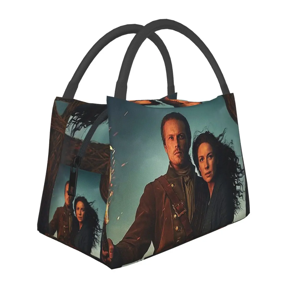 

Термосумка для обедов Jamie Fraser Outlander для женщин, портативный контейнер для пикника, термоконтейнер для еды, сумка-холодильник