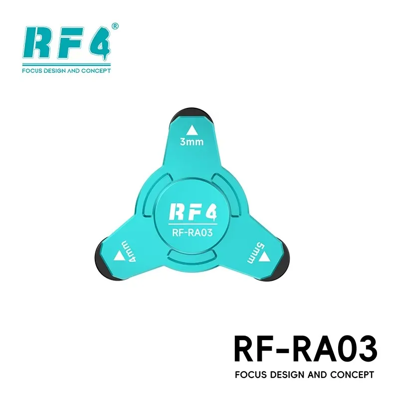 RF4 RF-RA03 3-in-1 Rotary Press Roller 3/4/5mm Rolling Wheel For Phone Battery Screen Back Cover Adhesive Pressing Repair Tool