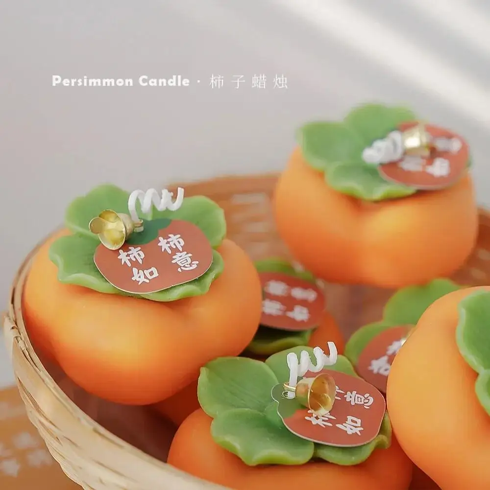 Persimmon Aromatherapy Candle Scented Candle Aromatherapy Soy Wax Candles Wedding Birthday Candle Party Home Decoration