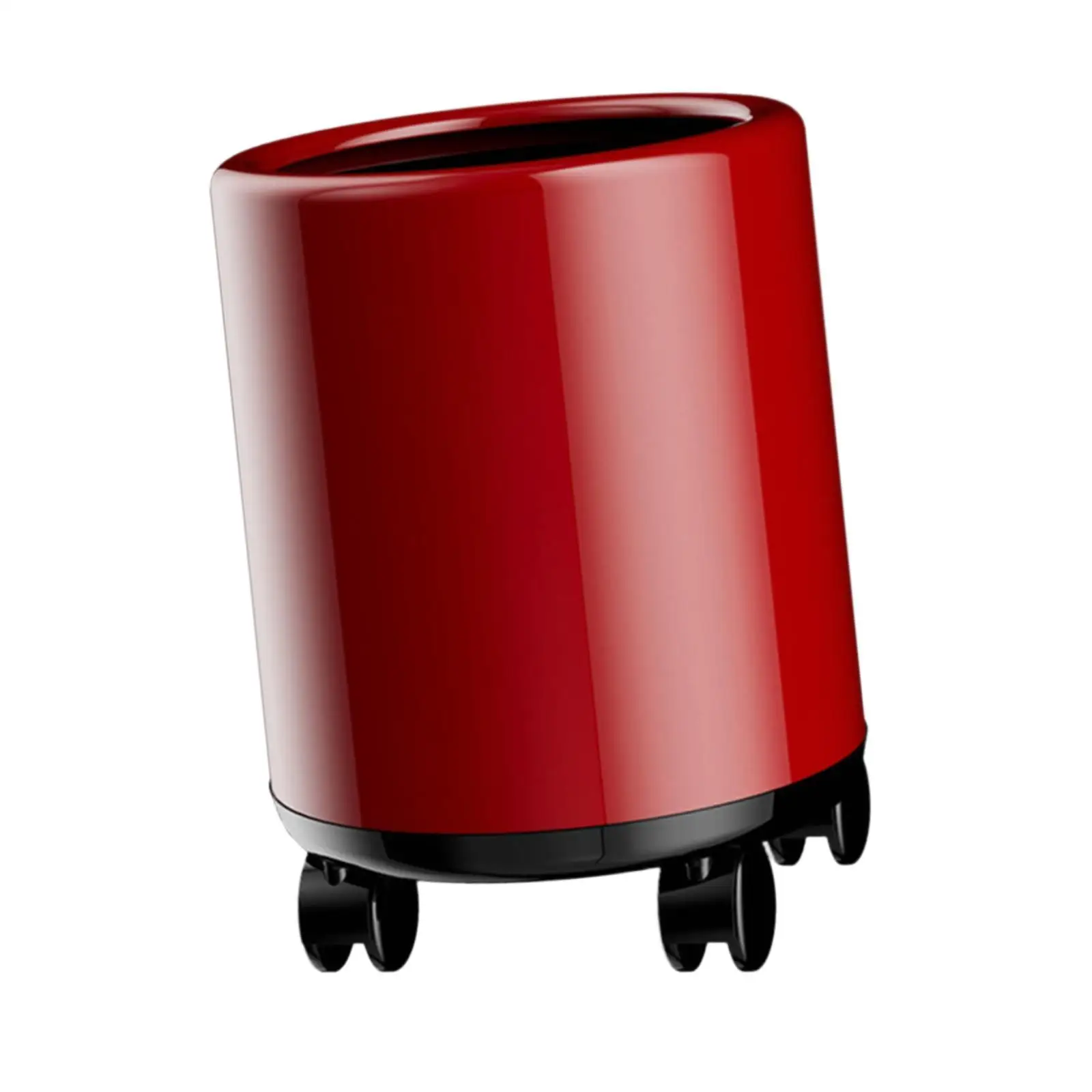 Premium Trash Can with Double Layer Storage 360 Degree Rotating Wheels for Indoor Kitchen Bedroom and Office