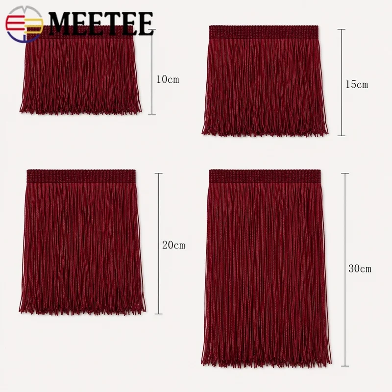5/10Yards 10-30cm kırmızı püsk - Fringe Ribbon Sewing incelemesi ve fiyatı