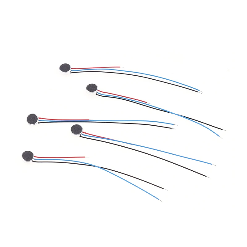 5Pcs 6x2.5mm 6025 MIC Capsule Electret Condenser Microphone With Wire Length 7CM Airflow Sensor Nebulizer