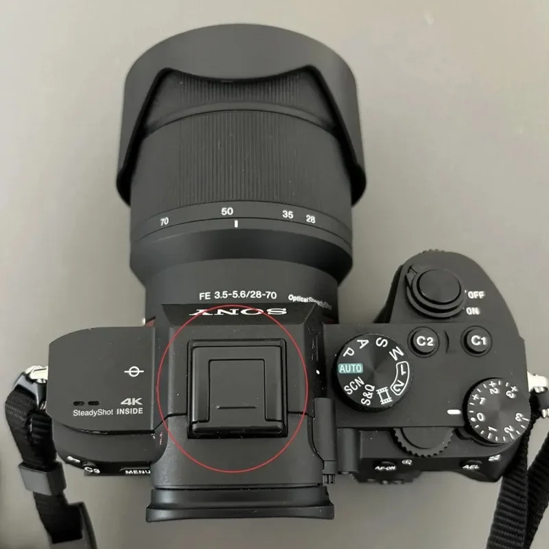 Tampa Protetora de Sapata Quente para Câmeras Sony A9 II, A7C II, A1, A7M4, A6500, A7R III, A7S III, FX3 - Acessório Essencial