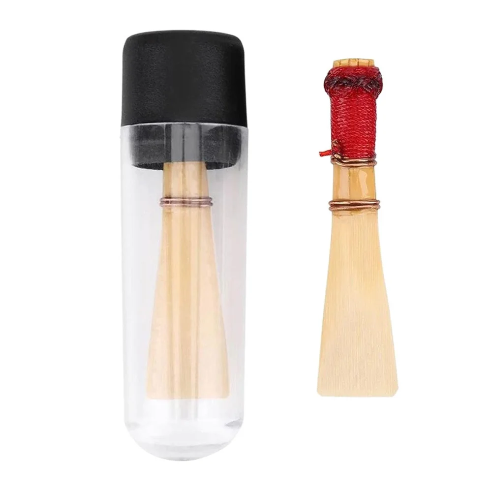 

2Pcs Bassoon Reeds Durable Natural Reed Accessories Professional Instrument Parts for Students Clear Rich Tone