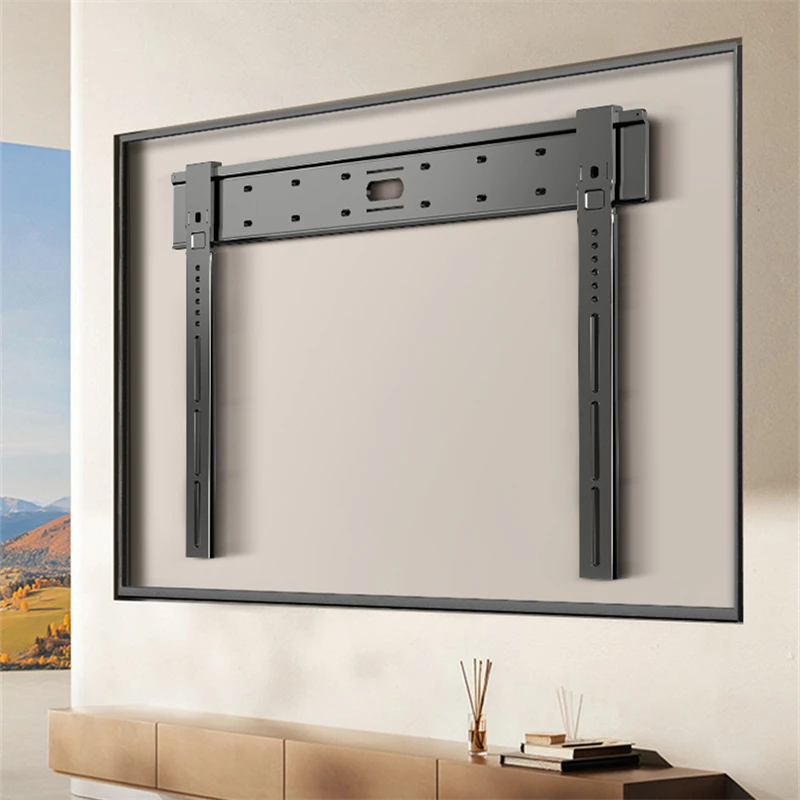 

Ultra thin Universal TV Wall Mount For 26-90" Flat/Curved Screens TV Bracket Loading Max 80kg VESA 100x100-800x400mm TV hanger