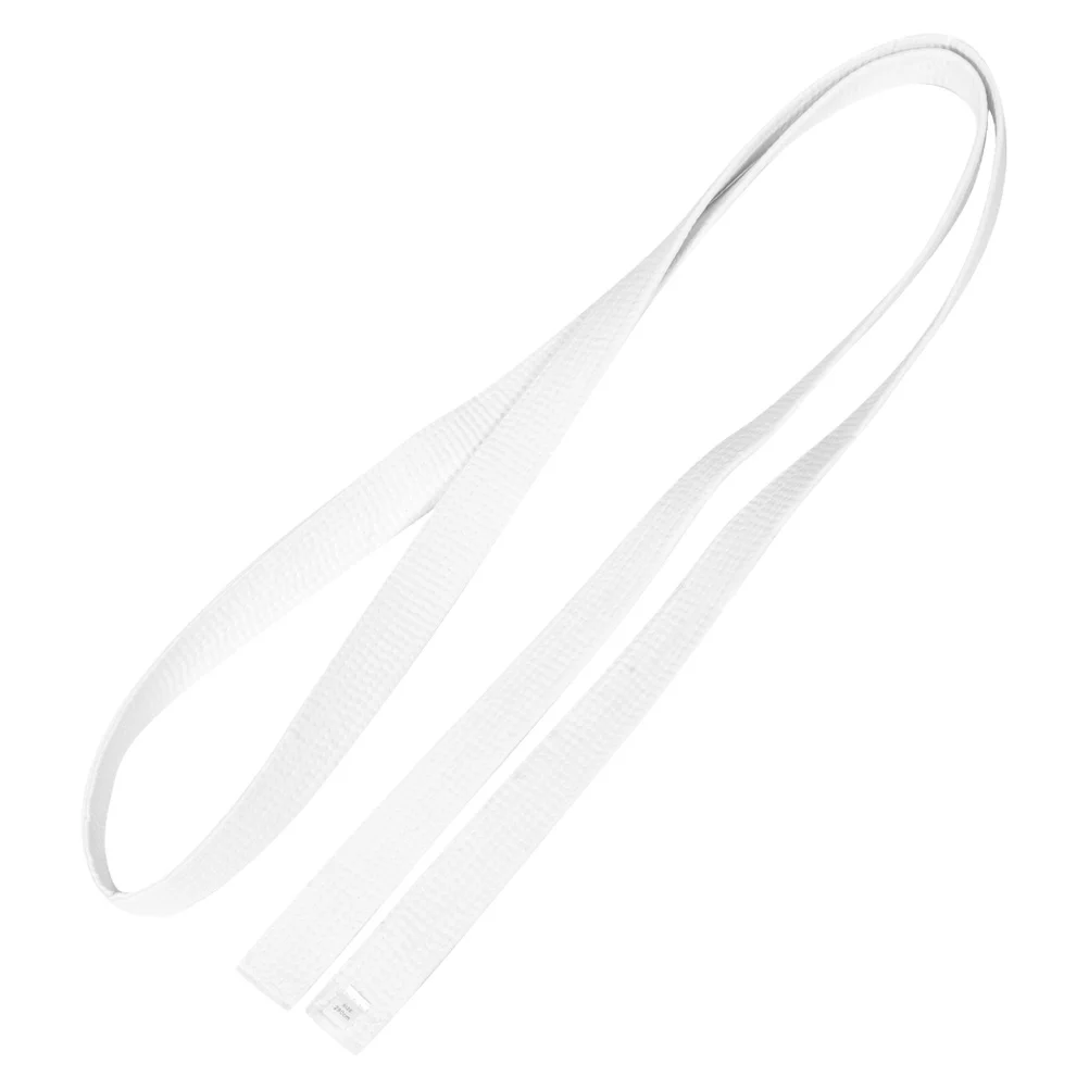 حزام الكاراتيه فنون الدفاع عن النفس مريح من القطن الجوت الخصر التفاف خفيف الوزن ومقاوم للاهتراء حزام التايكوندو للكاراتيه