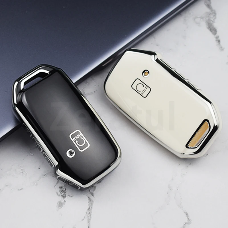 3/5 Buttons TPU Car Key Case Cover Shell For KIA Sportage R GT Stinger Sorento Ceed Cerato Forte Niro Soul Telluride Protector