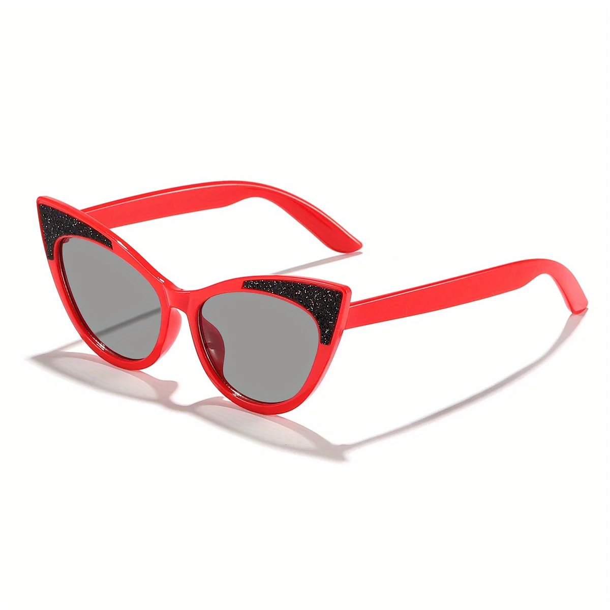 Lovely Cat Eye Children Sunglasses Shiny Bowknot Sun Glasses Kids Cute Baby Eyewear Trend Girls Boy Eyeglasses