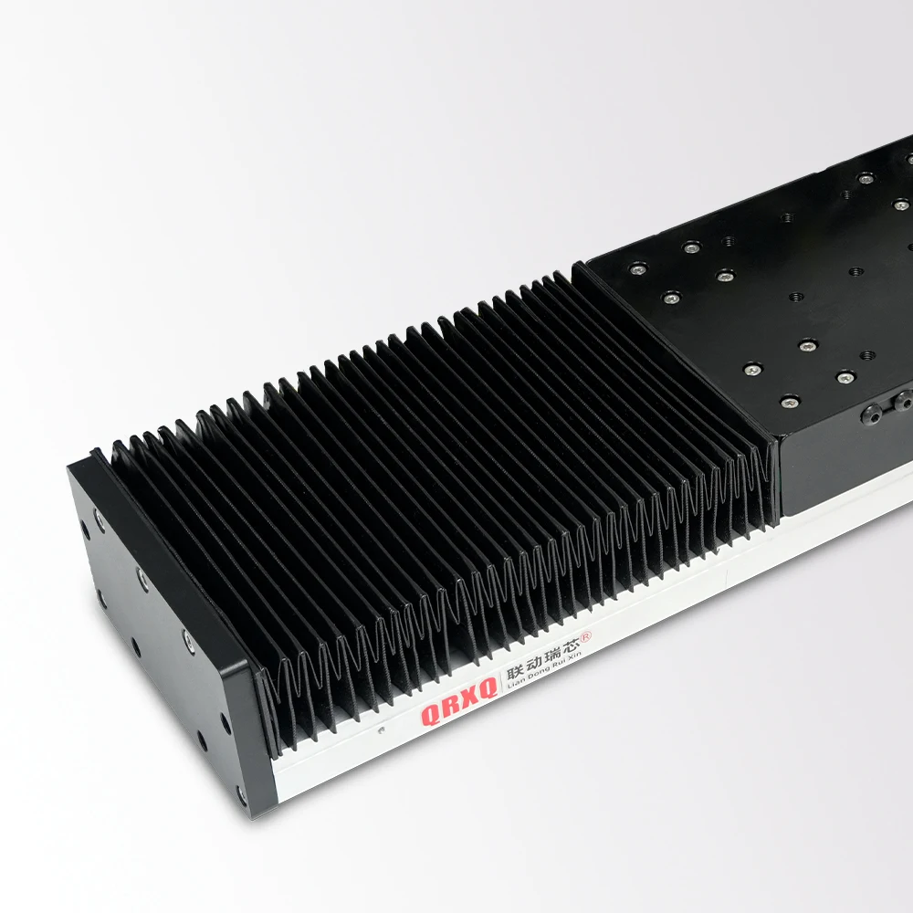 Módulo lineal QRXQ RXC140F personalizado, motor de rodamiento de estante de engranajes CNC, sistema de rieles lineales de carga útil pesada de 100mm-10000mm, Motor QRXQ