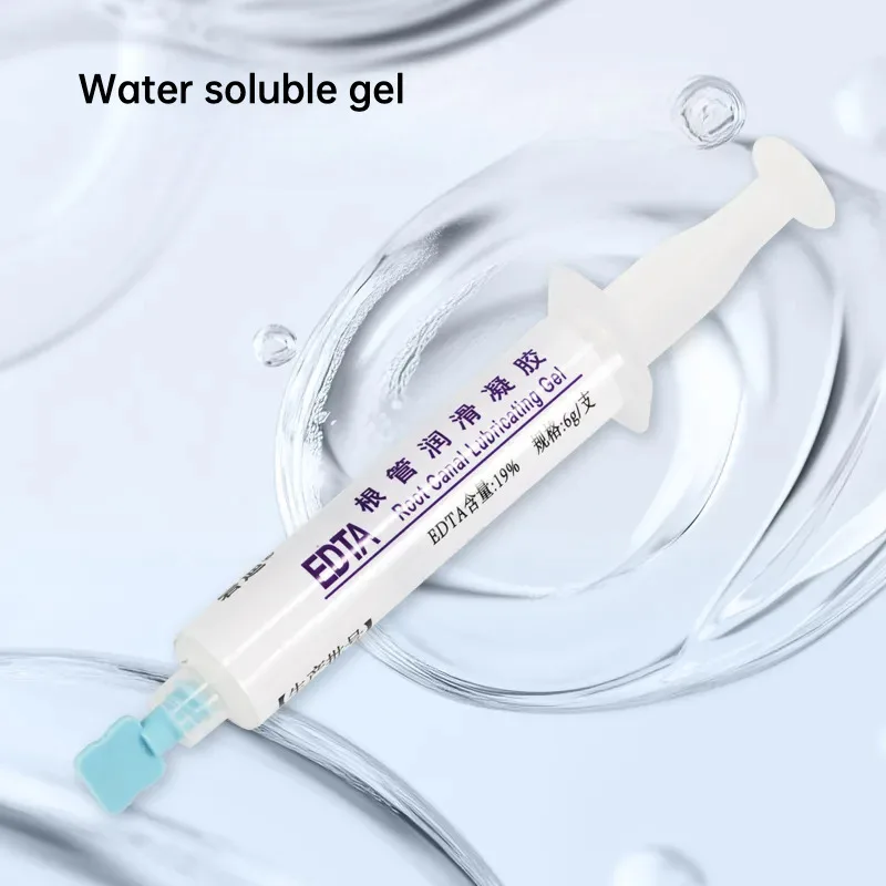 طب الأسنان EDTA 19% جل قناة الجذر 6 جرام/القطعة لتكبير القناة، ينعم دانتين، إزالة طبقة المسحة والري، اللبية