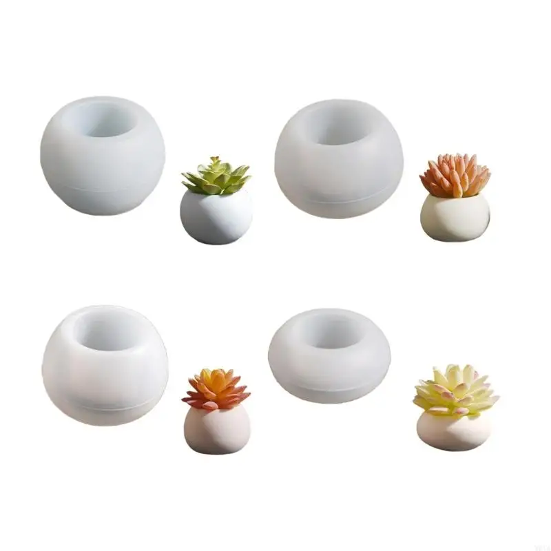 

W0YA набор из 4 пищевых силиконовых форм для хранения свечей смолы