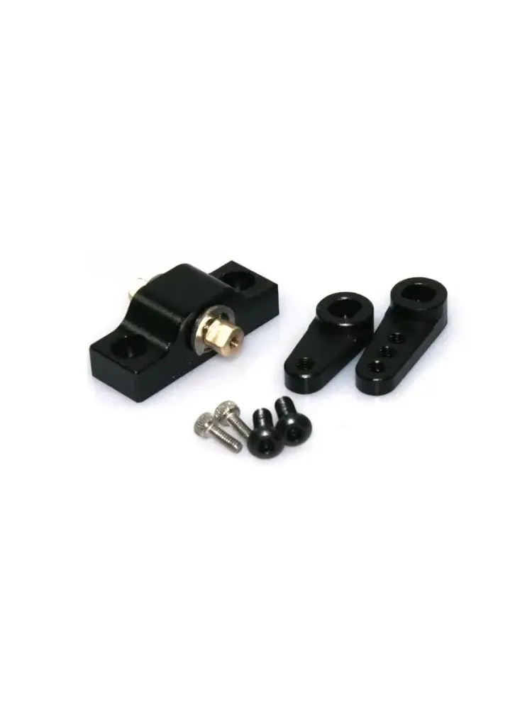RC 1/14 LESU Metall-Lenkgetriebe Lenkhalter-Set für Tamiya Hydraulikbagger, Lader, Muldenkipper, Tripper DIY-Teile – Detail 4
