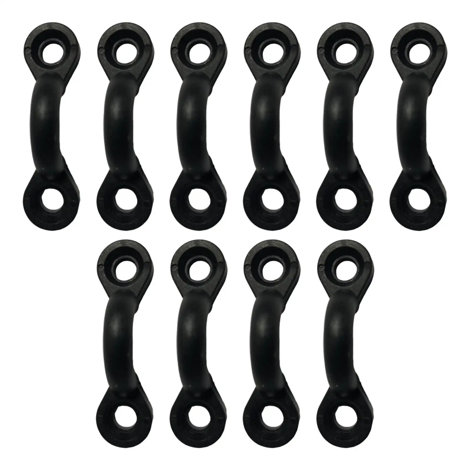 10 x Kayak Eyelet Tie Down Loop Eye Kit Deck Outfitting Pad Plastic