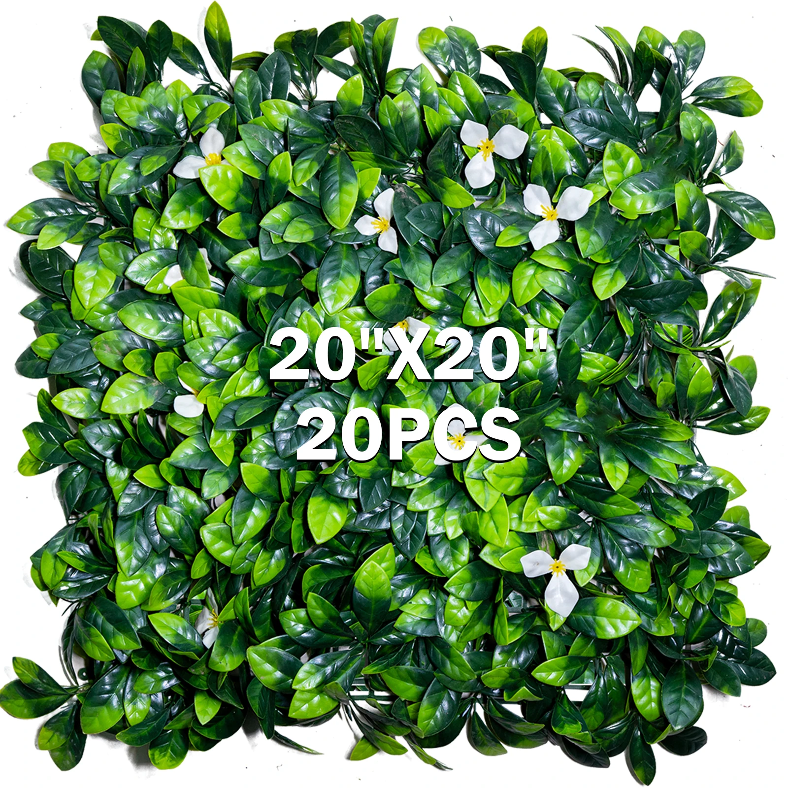 Boxwood Panels Artificial Turf Wall Decorative Fence 20