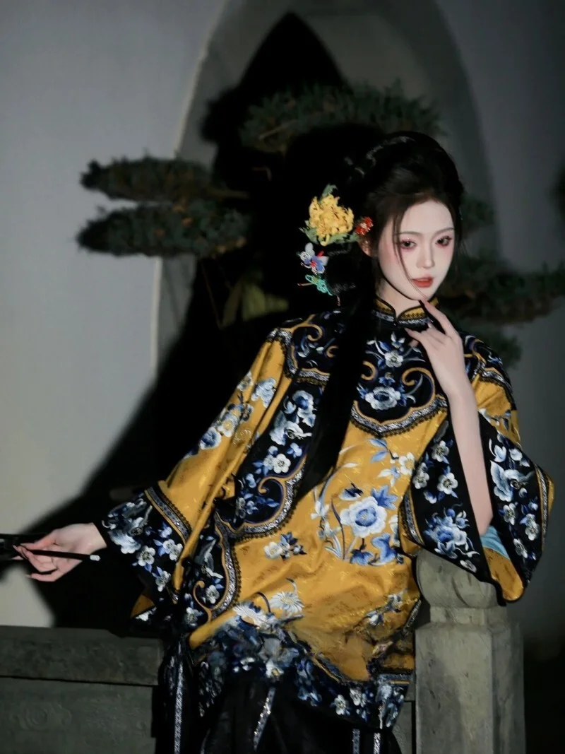 Vestido Hanfu Tradicional Impreso Mujer - alternate angle