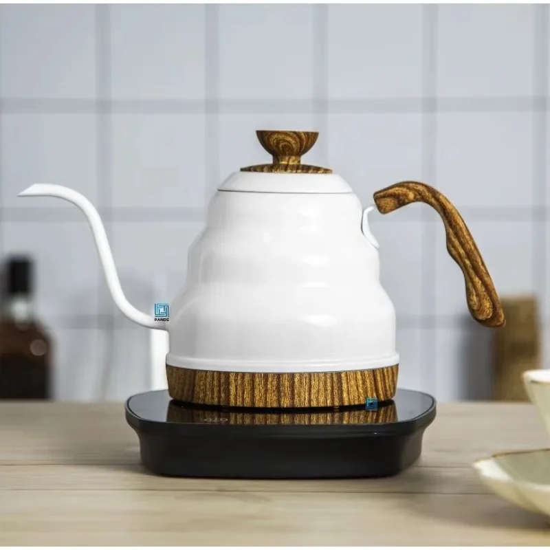 Electrical and electronic temperature variable control water boiler electric gooseneck kettle