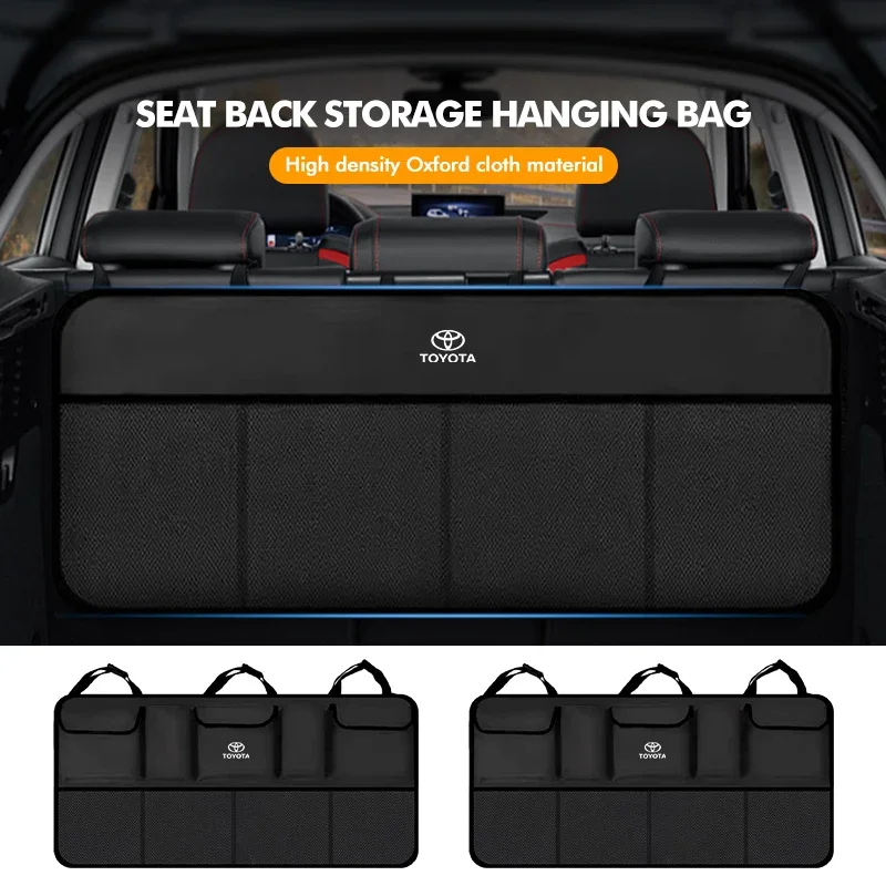 Car Seat Back Trunk Backseat Hanging Multi Pocket Storage Box For Toyota Corolla Yaris Aygo Prius RAV4 CHR Camry Auris Avensis