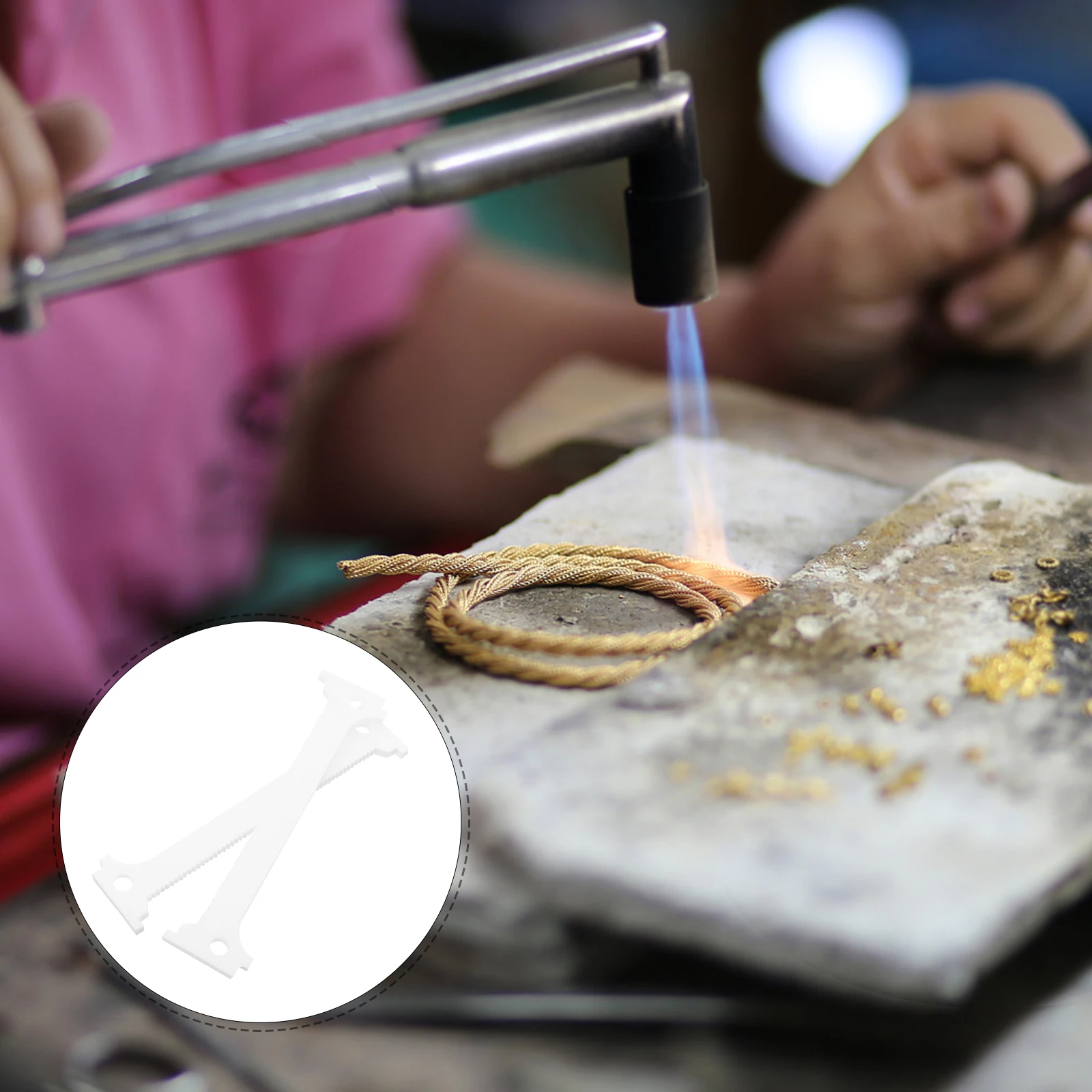 

2Pcs High Temperature Stands Wear Resistant Bracket Pottery Fire Tool Ceramic Jewelry Firing Kiln Accessories Burning