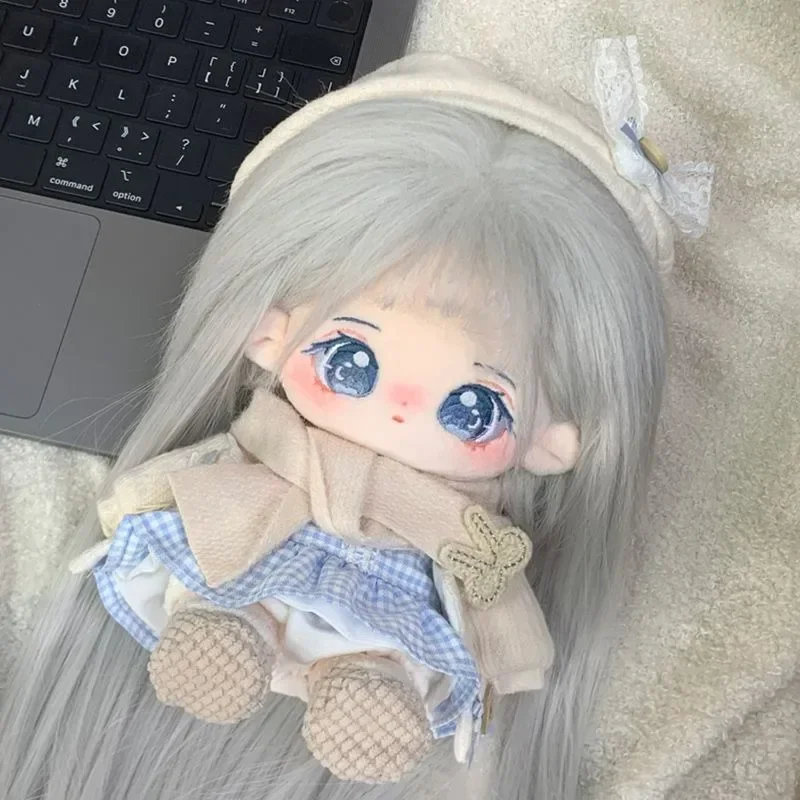 20 cm bébé poupée avec cheveux en peluche poupée jouet poupées accessoires pour notre génération corée Kpop EXO idol poupées