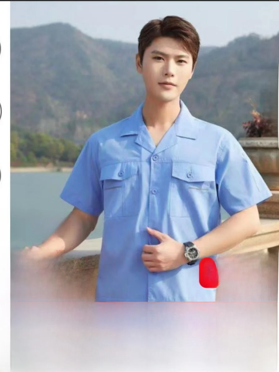 tenue-d'ete-resistante-a-l'usure-pour-ouvrier-de-maintenance-ensemble-professionnel-pour-les-services-d'entretien