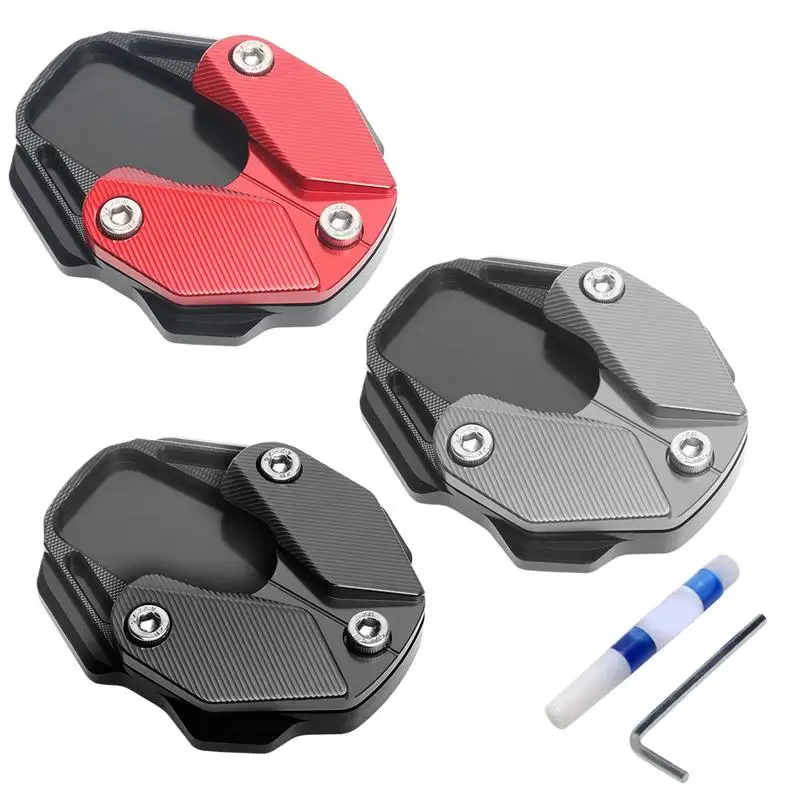 

Aluminum Alloy Kickstand Extender Foot Side Stand Motorcycle Bike Support Foot Pad For UY125 UE125 UU125 Modified Accessories