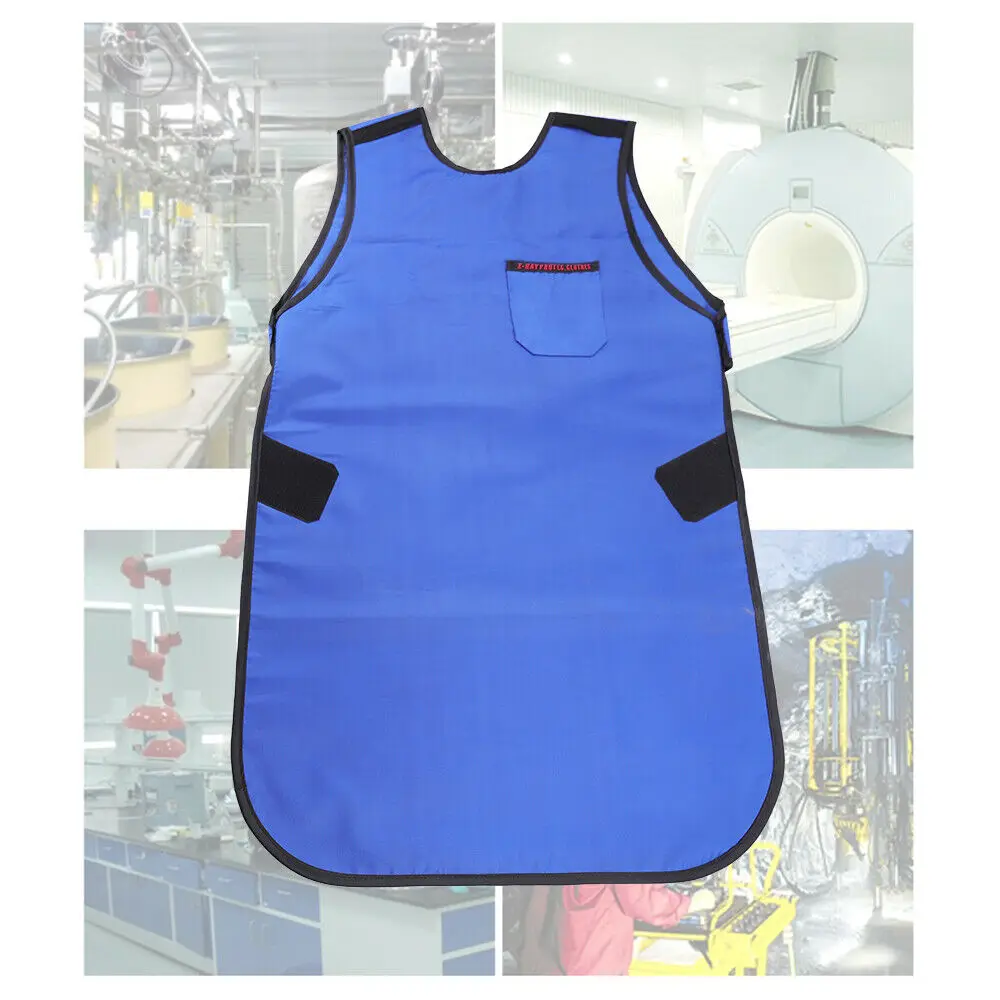 

0.35 Mm Pb X-Ray Protection Apron Protective Lead Vest Free Radiation M Size Blue Protect the Body