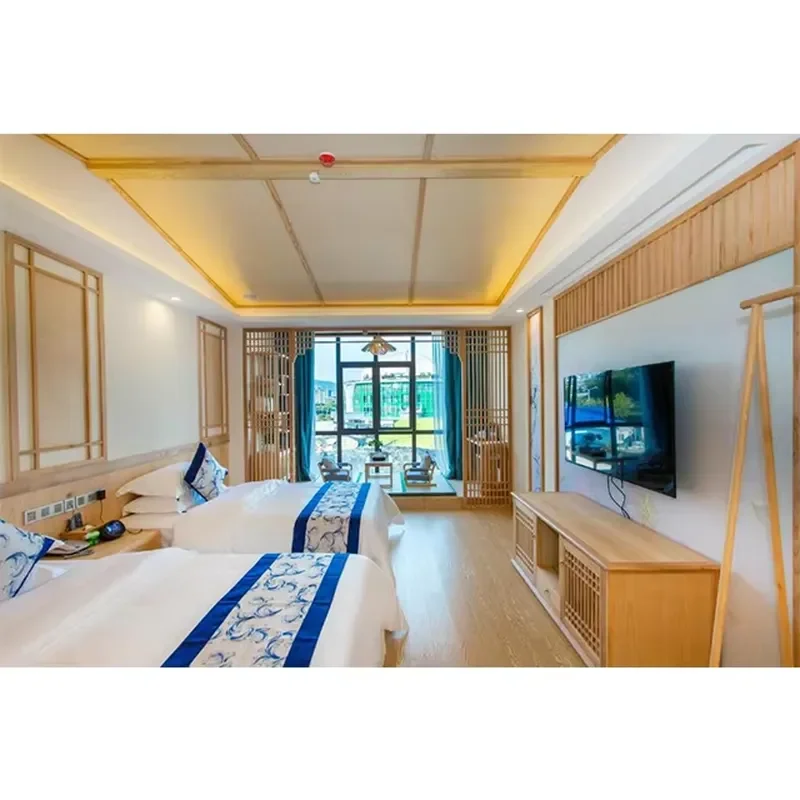 Hotel Apartment Bedroom Furniture Set 3 Star Custom Durable FF E Contract Manufacturing Solutions for Commercial Hospitality